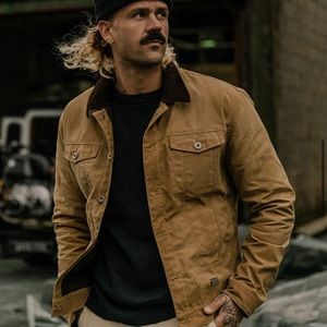 P & Co Waxed Wayfare Canvas Jacket